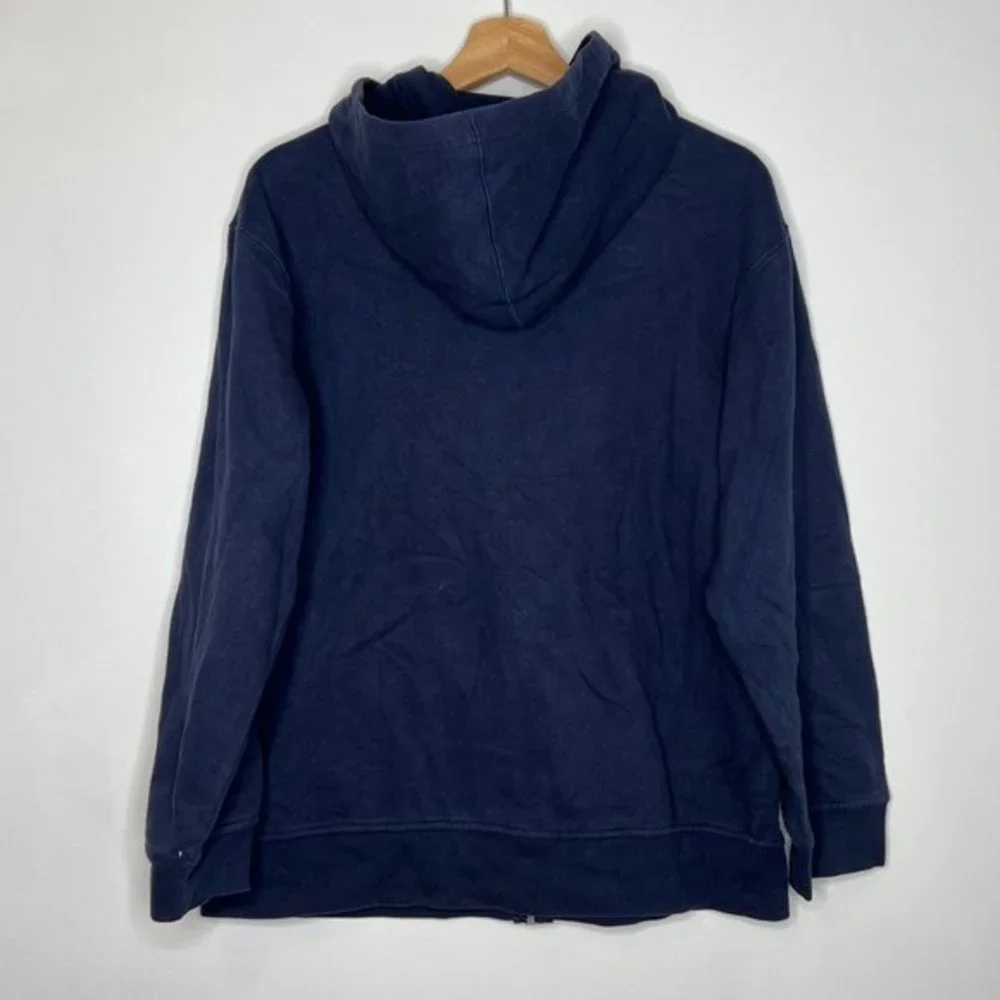 Reebok navy zip up sweatshirt hoodie sweater XL